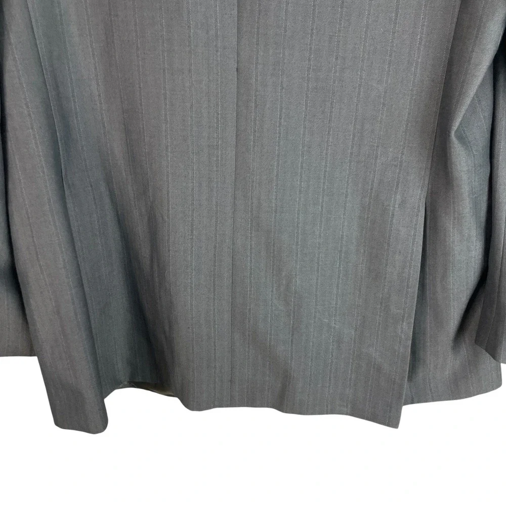 NEW Banana Republic Wool/Polyester Blend Blazer Jacket Mens 46L Gray‎ 3 Button
